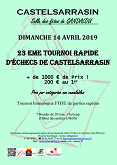 23ème tournoi rapide de Castelsarrasin