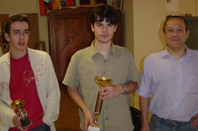 Les gagants de 2007 : Pierre, Romain, Yves
